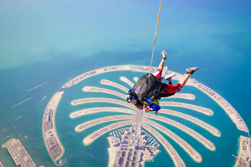 Skydives Dubai